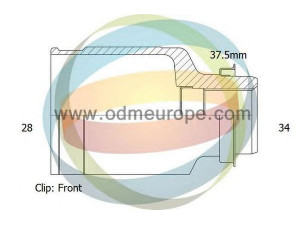 ODM-MULTIPARTS 14-236097 jungčių komplektas, kardaninis velenas 
 Ratų pavara -> Sujungimai/komplektas