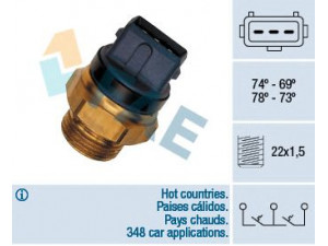 FAE 37935 temperatūros jungiklis, radiatoriaus ventiliatorius 
 Aušinimo sistema -> Siuntimo blokas, aušinimo skysčio temperatūra