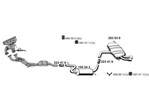 ERNST 010523 išmetimo sistema 
 Išmetimo sistema -> Išmetimo sistema, visa