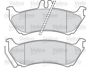 VALEO 598813 stabdžių trinkelių rinkinys, diskinis stabdys 
 Techninės priežiūros dalys -> Papildomas remontas
1634200520