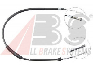 A.B.S. K18527 trosas, stovėjimo stabdys 
 Stabdžių sistema -> Valdymo svirtys/trosai
8Z0.609.721C, 8Z0.609.721G