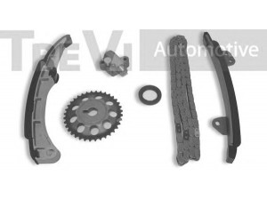 TREVI AUTOMOTIVE KC1025 pavaros grandinės komplektas 
 Variklis -> Variklio uždegimo laiko reguliavimo kontrolė -> Sinchronizavimo grandinė/įtempiklis/kreiptuvas -> Pavaros grandinės komplektas