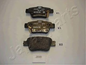 JAPANPARTS PP-200AF stabdžių trinkelių rinkinys, diskinis stabdys 
 Techninės priežiūros dalys -> Papildomas remontas
04466-05010