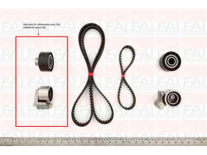 FAI AutoParts TBK406 paskirstymo diržo komplektas 
 Techninės priežiūros dalys -> Papildomas remontas