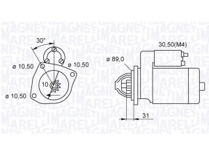 MAGNETI MARELLI 063522310290 starteris 
 Elektros įranga -> Starterio sistema -> Starteris
51 26201 7158, 51 26201 7212
