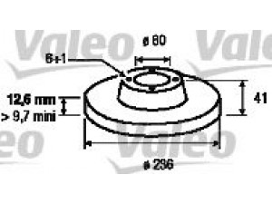 VALEO 186187 stabdžių diskas 
 Stabdžių sistema -> Diskinis stabdys -> Stabdžių diskas
569030, 90008005