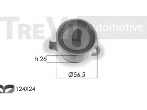 TREVI AUTOMOTIVE KD1178 paskirstymo diržo komplektas 
 Techninės priežiūros dalys -> Papildomas remontas