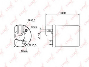 LYNXauto LF-962M kuro filtras 
 Degalų tiekimo sistema -> Kuro filtras/korpusas
31112-2B000, 31112-2B000