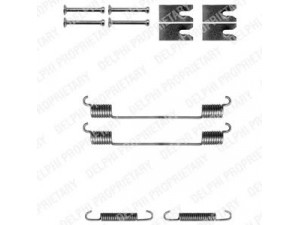 DELPHI LY1310 priedų komplektas, stabdžių trinkelės 
 Stabdžių sistema -> Būgninis stabdys -> Dalys/priedai