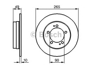 BOSCH 0 986 478 707 stabdžių diskas 
 Stabdžių sistema -> Diskinis stabdys -> Stabdžių diskas
MB587432, MB587433