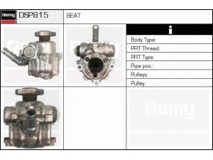 DELCO REMY DSP815 hidraulinis siurblys, vairo sistema 
 Vairavimas -> Vairo pavara/siurblys