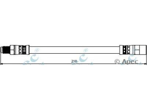 APEC braking HOS3949 stabdžių žarnelė 
 Stabdžių sistema -> Stabdžių žarnelės
4A0611775B