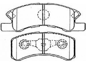 AISIN D1N046 stabdžių trinkelių rinkinys, diskinis stabdys
04465-B2010, 04465-B2030, 04465-B2100