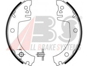 A.B.S. 8911 stabdžių trinkelių komplektas 
 Techninės priežiūros dalys -> Papildomas remontas
115330140, 115330141, 115331142