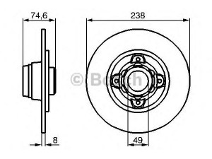 BOSCH 0 986 478 557 stabdžių diskas 
 Dviratė transporto priemonės -> Stabdžių sistema -> Stabdžių diskai / priedai
77 00 780 077, 77 00 780 078, 77 00 829 553