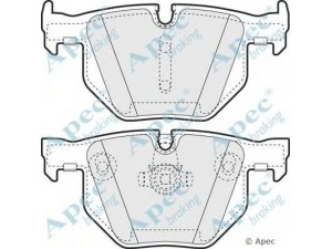 APEC braking PAD1344 stabdžių trinkelių rinkinys, diskinis stabdys 
 Techninės priežiūros dalys -> Papildomas remontas
34216763043, 34216763044, 34216769105