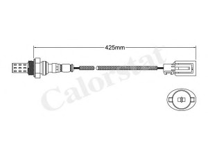 CALORSTAT by Vernet LS110016 lambda jutiklis
05014215AA, 33000598, 33002455