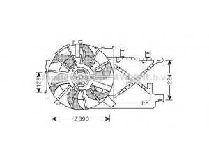 AVA QUALITY COOLING OL7516 ventiliatorius, radiatoriaus 
 Aušinimo sistema -> Oro aušinimas
1341312, 52479135