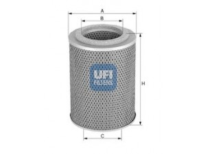 UFI 25.455.01 alyvos filtras 
 Filtrai -> Alyvos filtras
11420251964, 11421251964, 11421256402