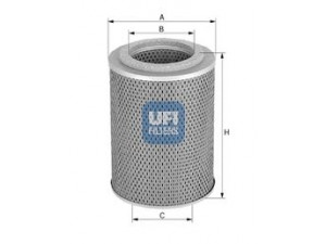 UFI 25.541.00 alyvos filtras 
 Techninės priežiūros dalys -> Techninės priežiūros intervalai
11421709865, 11421727300, 5022737