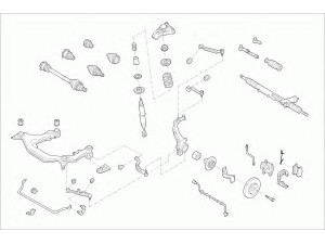 ZF Parts VW-PASSA-FZ028 vairavimo mechanizmas; rato pakaba 
 Ašies montavimas/vairavimo mechanizmas/ratai -> Prekių paieška pagal schemą