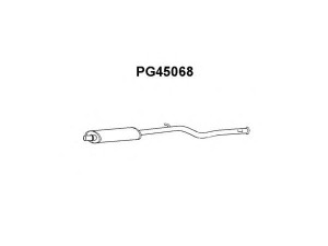 VENEPORTE PG45068 vidurinis duslintuvas 
 Išmetimo sistema -> Duslintuvas
171730, 171731, 171765, 171769