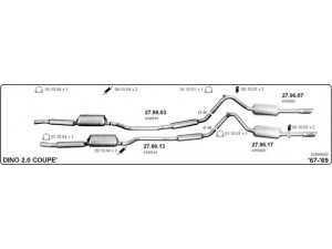 IMASAF 524000062 išmetimo sistema 
 Išmetimo sistema -> Išmetimo sistema, visa