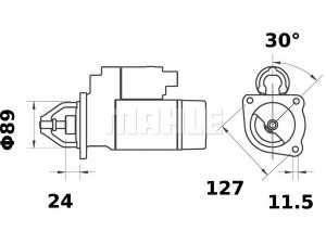 MAHLE ORIGINAL MS 339 starteris
60 05 003 153, 60 05 701 125, 77 00 519 797
