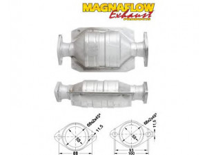 MAGNAFLOW 88040 katalizatoriaus keitiklis 
 Išmetimo sistema -> Katalizatoriaus keitiklis
1845016230, 1845016250, 1845016340