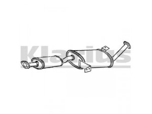 KLARIUS FE366W vidurinis duslintuvas 
 Išmetimo sistema -> Duslintuvas
1953186, 1960321, 201000F600, 201007F050