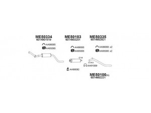 VENEPORTE 500202 išmetimo sistema