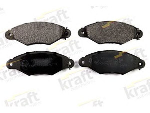 KRAFT AUTOMOTIVE 6005250 stabdžių trinkelių rinkinys, diskinis stabdys 
 Techninės priežiūros dalys -> Papildomas remontas
4106000QAF, 4106000QAG, 7701205996