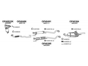 VENEPORTE 400070 išmetimo sistema 
 Išmetimo sistema -> Išmetimo sistema, visa