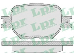 LPR 05P837 stabdžių trinkelių rinkinys, diskinis stabdys 
 Techninės priežiūros dalys -> Papildomas remontas
0446513030, 0446520500, 0446520570