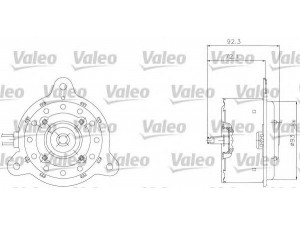 VALEO 698301 elektrovariklis, raditoriaus ventiliatorius 
 Aušinimo sistema -> Radiatoriaus ventiliatorius
1253-15, 125315, 1250-C3, 1250C3