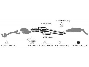 EBERSPÄCHER 072090 išmetimo sistema 
 Išmetimo sistema -> Išmetimo sistema, visa