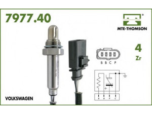 MTE-THOMSON 7977.40.100 lambda jutiklis 
 Variklis -> Variklio elektra
04E.906.262.F, 06E.906.265.P, 04E.906.262.F