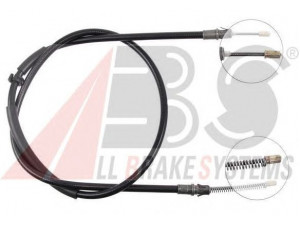 A.B.S. K10745 trosas, stovėjimo stabdys 
 Stabdžių sistema -> Valdymo svirtys/trosai
6854705, 7043631