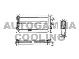 AUTOGAMMA 101607 šilumokaitis, salono šildymas 
 Šildymas / vėdinimas -> Šilumokaitis
443819030, 443819031B, 443819031C