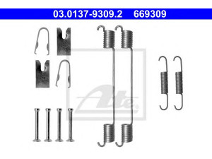 ATE 03.0137-9309.2 priedų komplektas, stabdžių trinkelės 
 Stabdžių sistema -> Būgninis stabdys -> Dalys/priedai
77363851, 9947691, 6R0 698 545