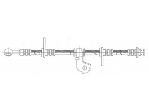CEF 511579 stabdžių žarnelė 
 Stabdžių sistema -> Stabdžių žarnelės
46410ST3E02, SHB100920, GBH90281