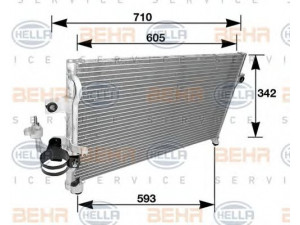 HELLA 8FC 351 037-261 kondensatorius, oro kondicionierius 
 Oro kondicionavimas -> Kondensatorius
97606-29000