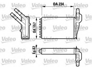 VALEO 812169 šilumokaitis, salono šildymas 
 Šildymas / vėdinimas -> Šilumokaitis
7701044790, 7701045552