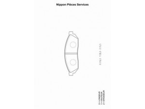 NPS H360A04 stabdžių trinkelių rinkinys, diskinis stabdys 
 Techninės priežiūros dalys -> Papildomas remontas
45022-SA0-670, 45022-SA0-N50, 45022-SA0-N51