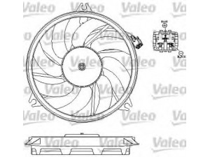 VALEO 696069 ventiliatorius, radiatoriaus 
 Aušinimo sistema -> Oro aušinimas
1253-C5, 1253C5