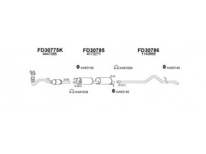 VENEPORTE 300170 išmetimo sistema 
 Išmetimo sistema -> Išmetimo sistema, visa