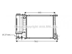 AVA QUALITY COOLING BW2081 radiatorius, variklio aušinimas 
 Aušinimo sistema -> Radiatorius/alyvos aušintuvas -> Radiatorius/dalys
1712976, 1719024, 1719300