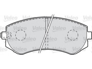 VALEO 601002 stabdžių trinkelių rinkinys, diskinis stabdys 
 Techninės priežiūros dalys -> Papildomas remontas
44060-VB190, 44060-VC090, 44060VB190