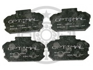 OPTIMAL 12034 stabdžių trinkelių rinkinys, diskinis stabdys 
 Techninės priežiūros dalys -> Papildomas remontas
41060A1125, 41060A1126, 41060A1185