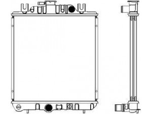 SAKURA  Automotive 1091-0206 radiatorius, variklio aušinimas